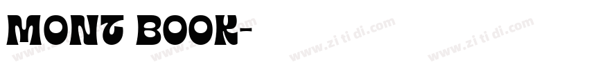 mont Book字体转换